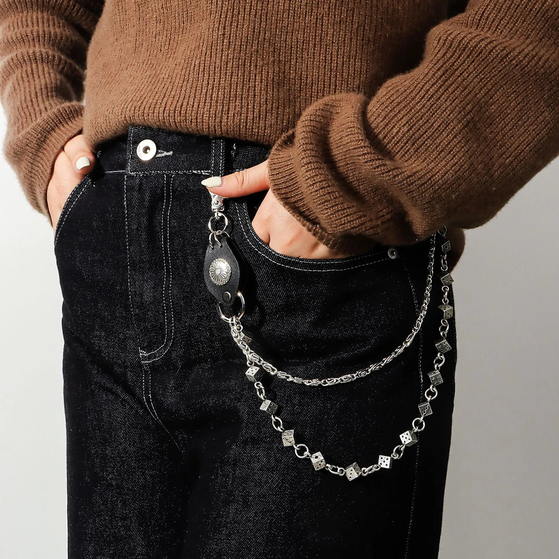 Dice Double Jean Chain (ZX-848)