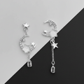 Moonlit Dream Opal Star Earrings (Code-ZX#645)