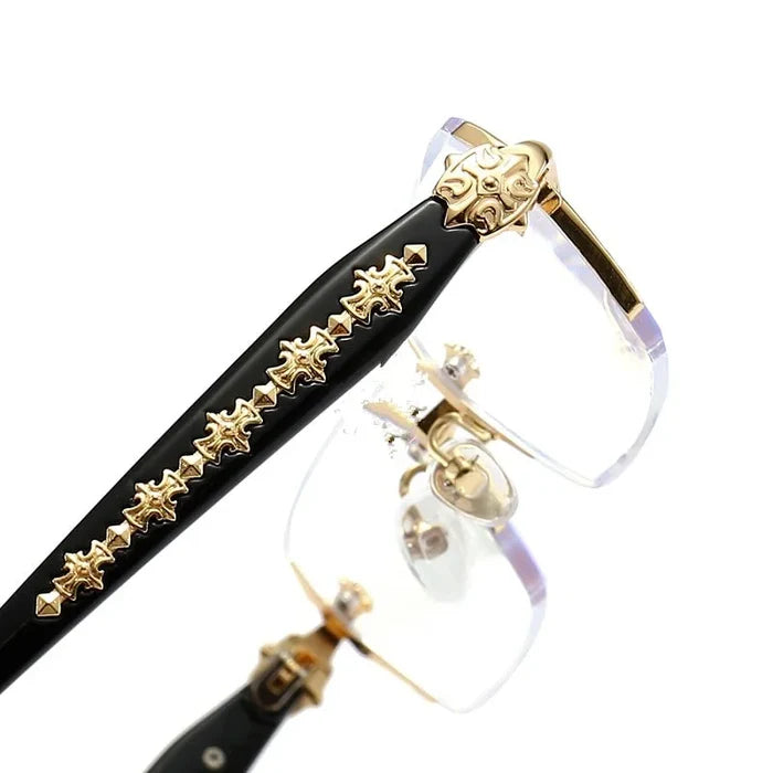 Chrome Heart  Rimless Glasses - Gold - Premium Glasses