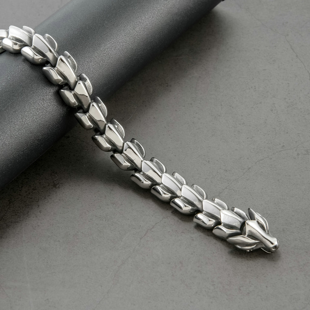 Draconyx Bracelet – The Serpent of Steel(ZX-212)