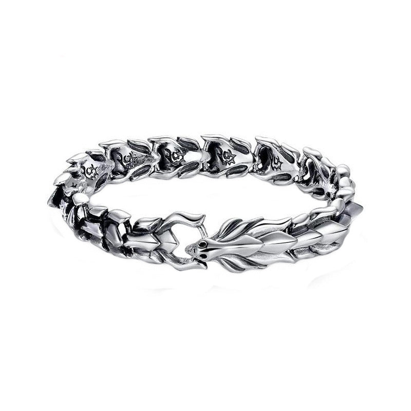 Draconyx Bracelet – The Serpent of Steel(ZX-212)