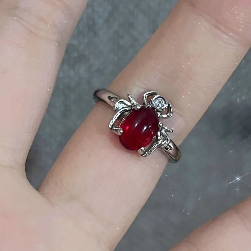 Y2k Gothic Adjustable Rings (ZX-117)