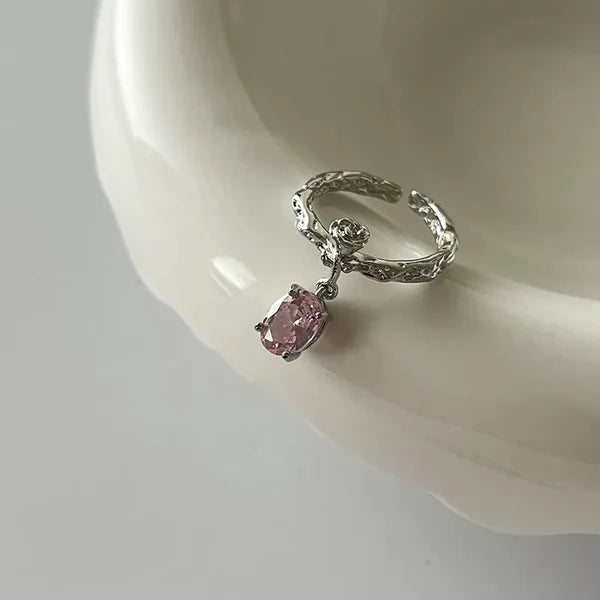 Blush Drop Elegance Ring (Code-ZX#826)