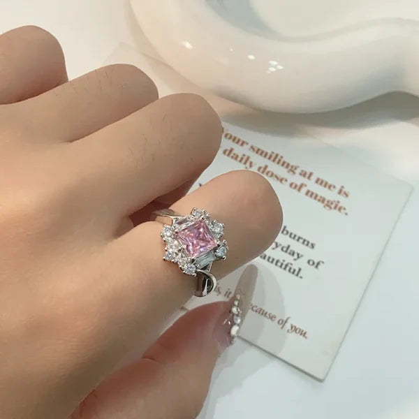 Rosé Empress Spark Ring (Code-ZX#823)