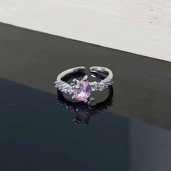 Blush Crown Elegance Ring (Code-ZX#830)