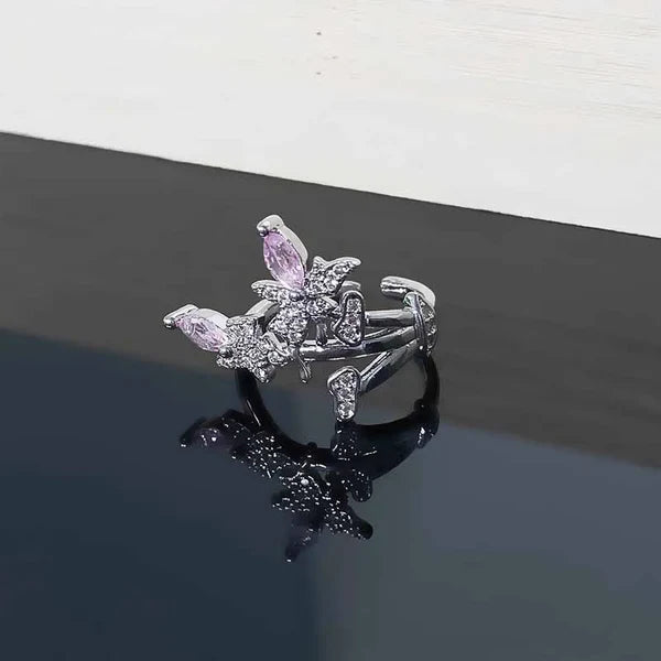 Blush Petal Crown Ring (Code-ZX#828)