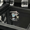 Lady Heart Bow Knot Ring –(Code: ZX#111)