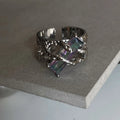 Gothic Lava Thorn Crystal Ring (ZX-108)