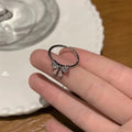 Midnight Bow Sparkle Ring (Code-ZX#801)