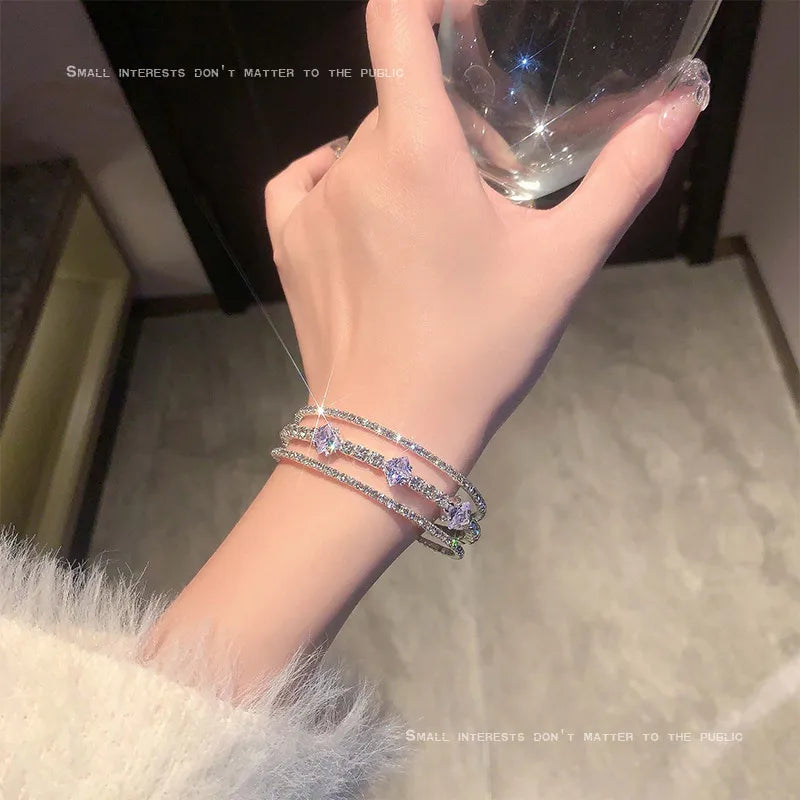 Twilight Crystal Bangle (Code: ZX#49)