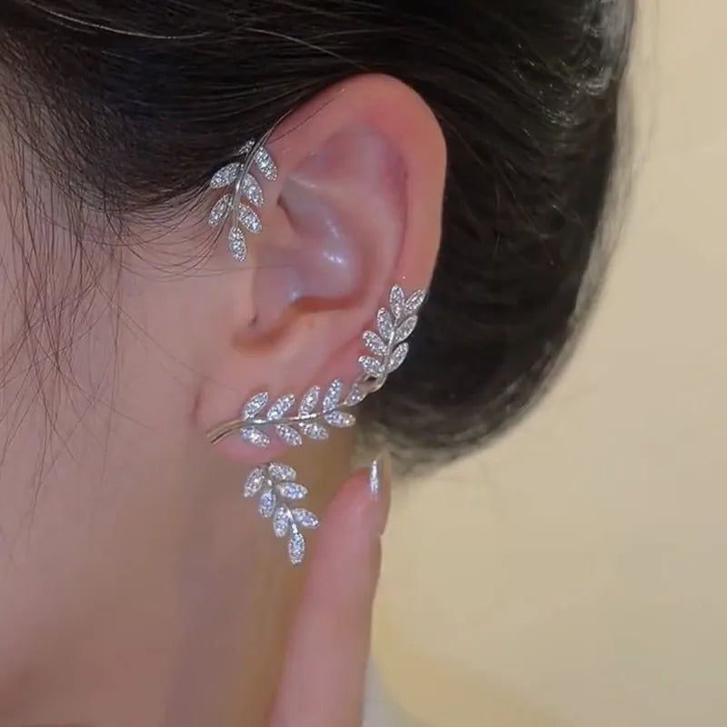 Crystal Vine Leaf Ear Crawler (Code-ZX#640)