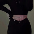 Silver Butterfly Layered Waist Chain (Code: ZX#144)