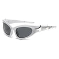 Y2K - Silver Chrome Viper Glasses