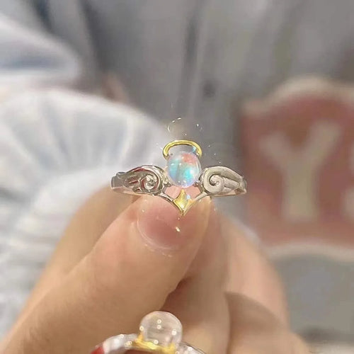 Angel & Devil  Rings – Adjustable Gothic Fantasy Design(Code: ZX#97)