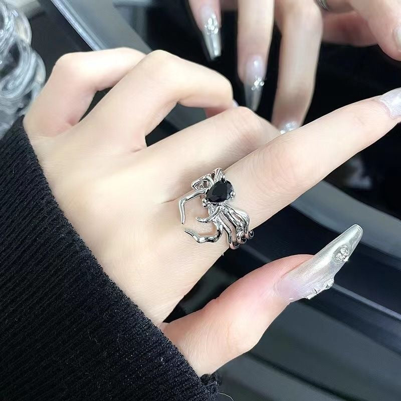 Gothic Spider  Open Rings(Code: ZX#204)