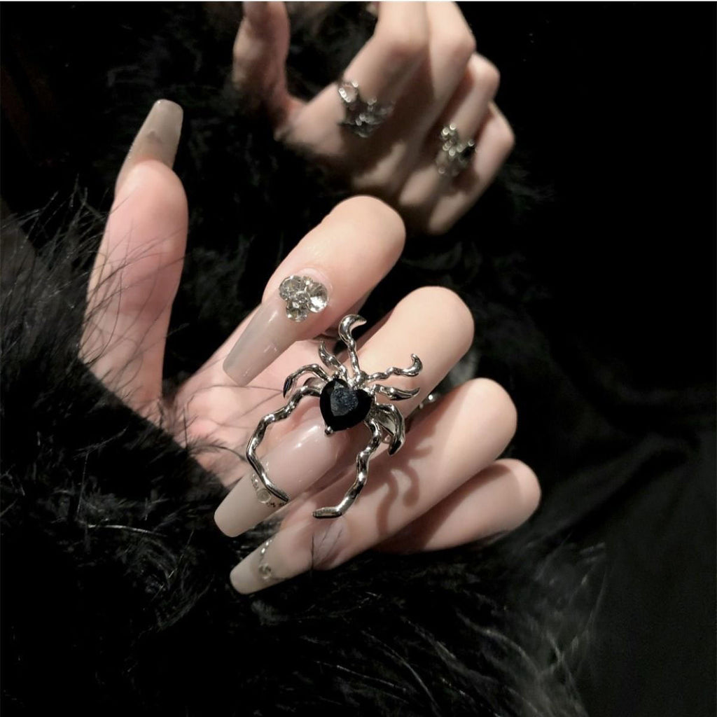 Gothic Spider  Open Rings(Code: ZX#204)