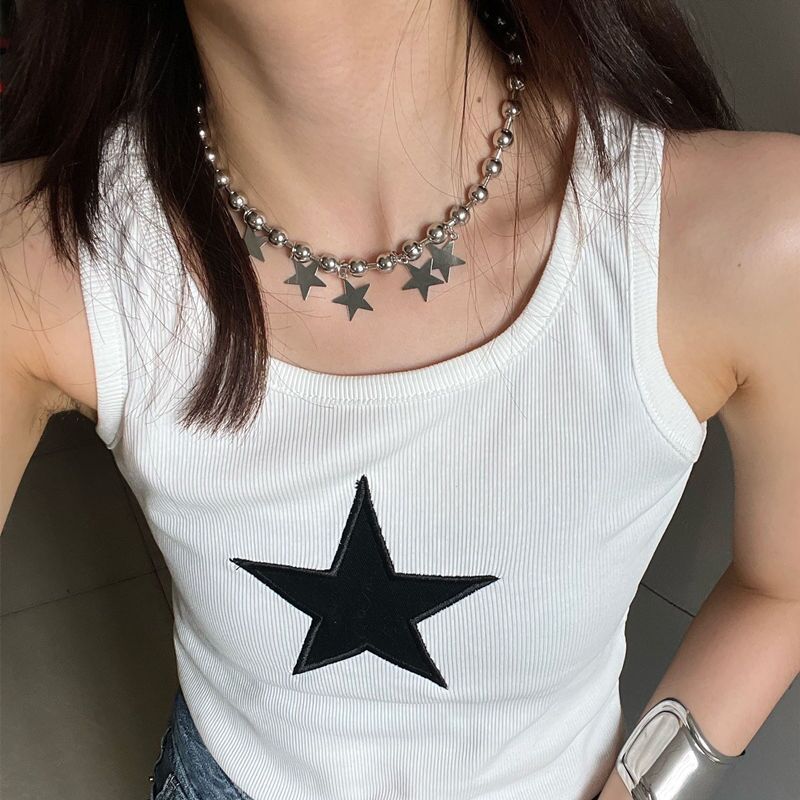 Starlust Choker – Silver Orbit Edition (Code: ZX#217)