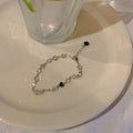 Crystal Heart Chain Bracelet (Code: ZX#55)