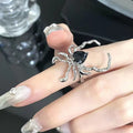 Gothic Spider  Open Rings(Code: ZX#204)