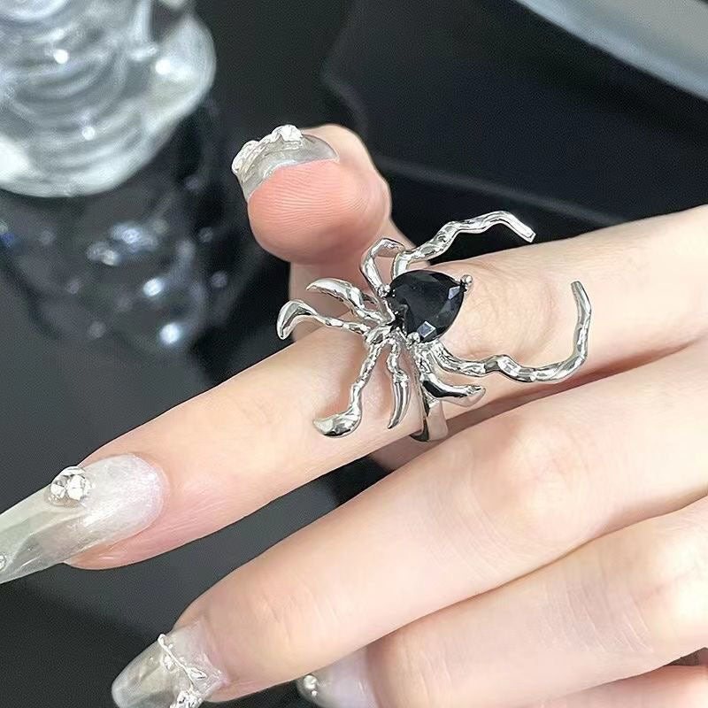 Gothic Spider  Open Rings(Code: ZX#204)