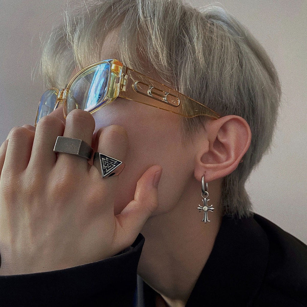 Chrome Hearts - Cross Earring 1 Piece - (ZX-852)