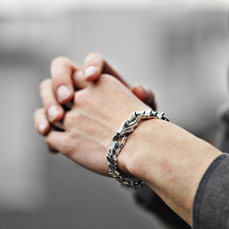 Draconyx Bracelet – The Serpent of Steel(ZX-212)