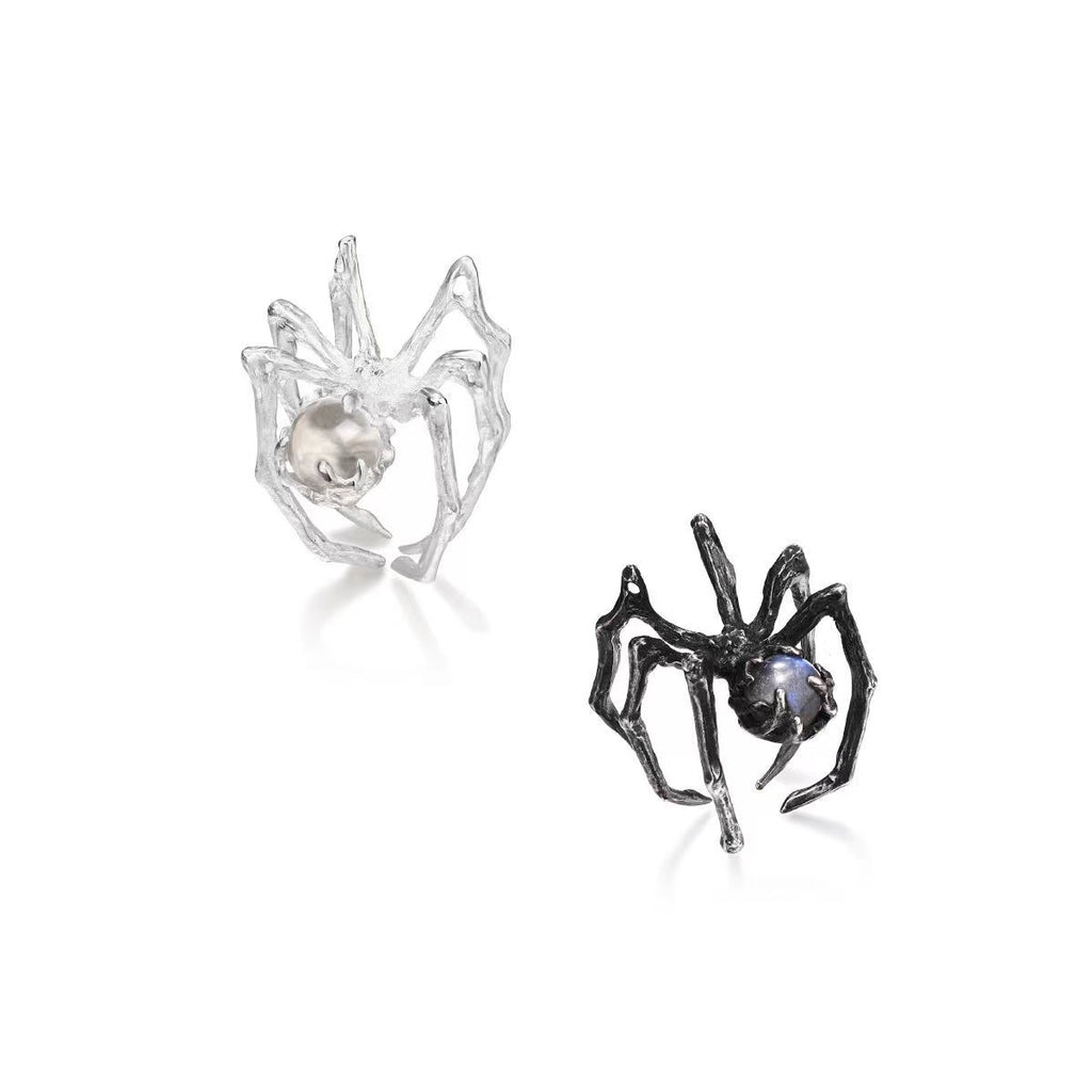 Gothic Retro Spider Moonstone Ring(Code: ZX#203)