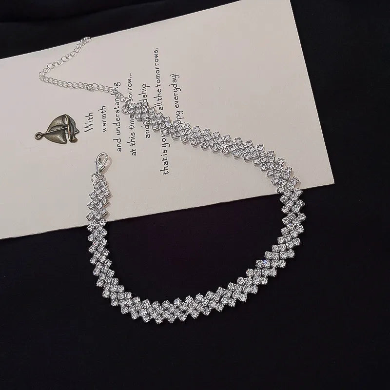 Eternal Diamond Weave Necklace(Code-ZX#27)