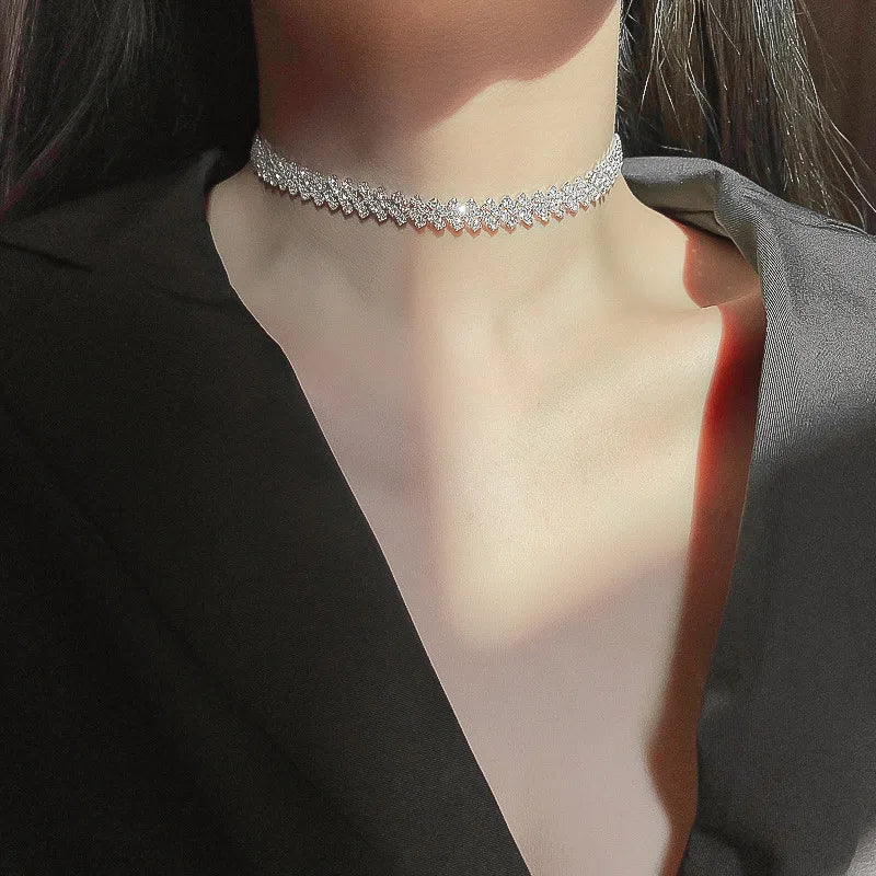 Eternal Diamond Weave Necklace(Code-ZX#27)