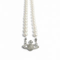 Luna Pearl Charm Necklace (ZX-868)