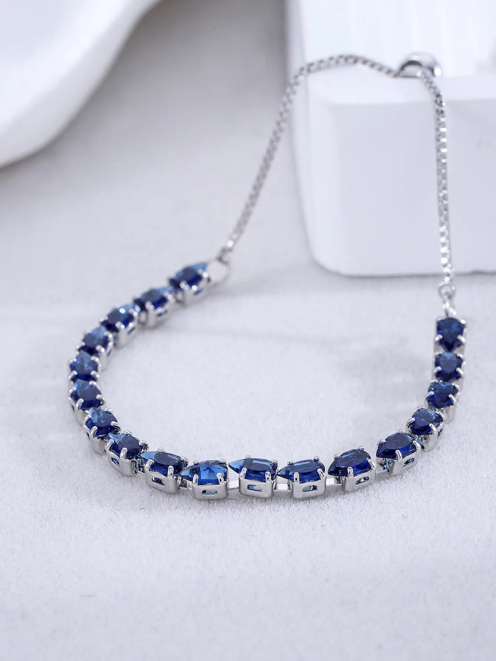Midnight Sapphire Elegant Bracelet (Code: ZX#40)