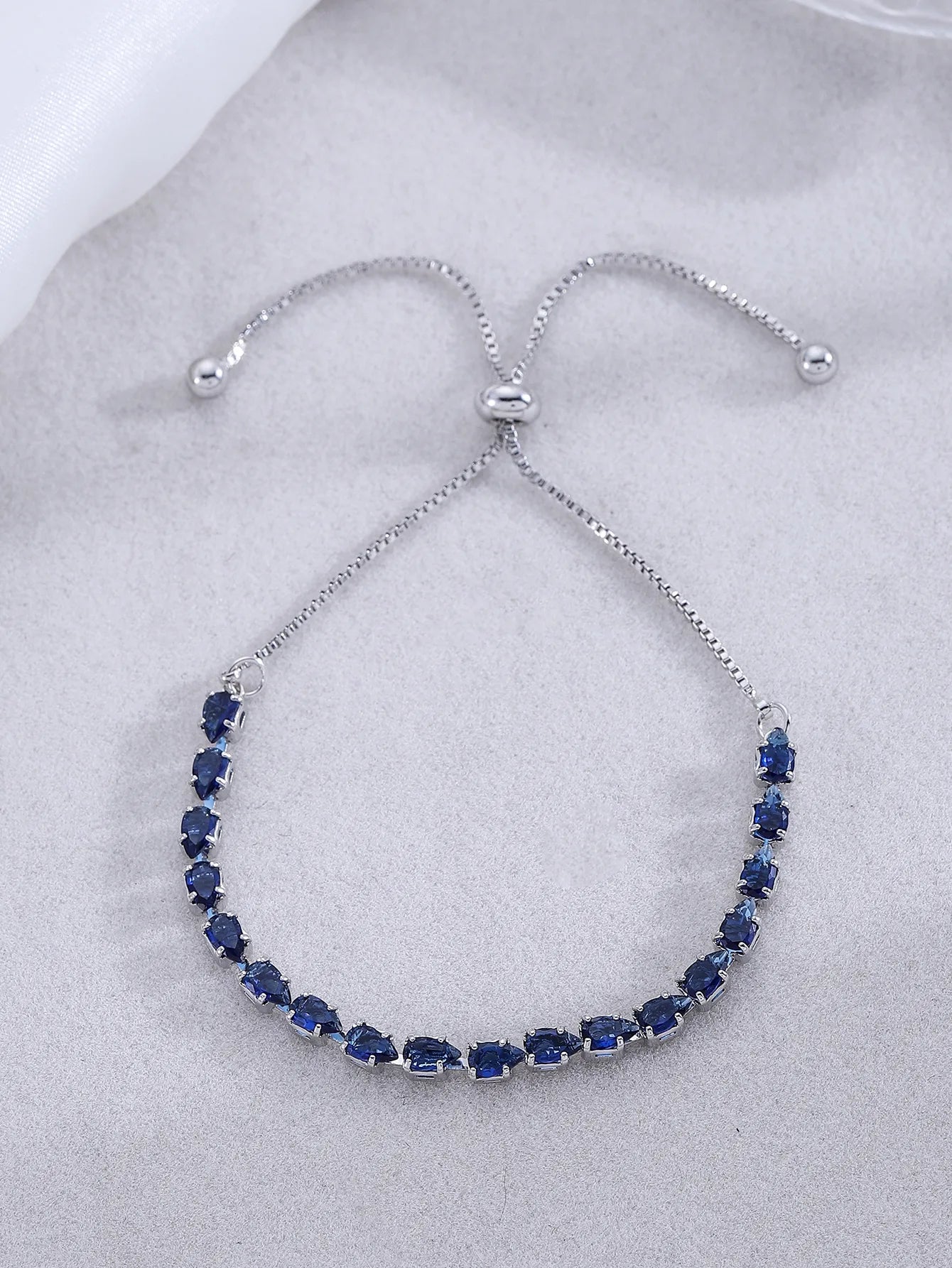 Midnight Sapphire Elegant Bracelet (Code: ZX#40)