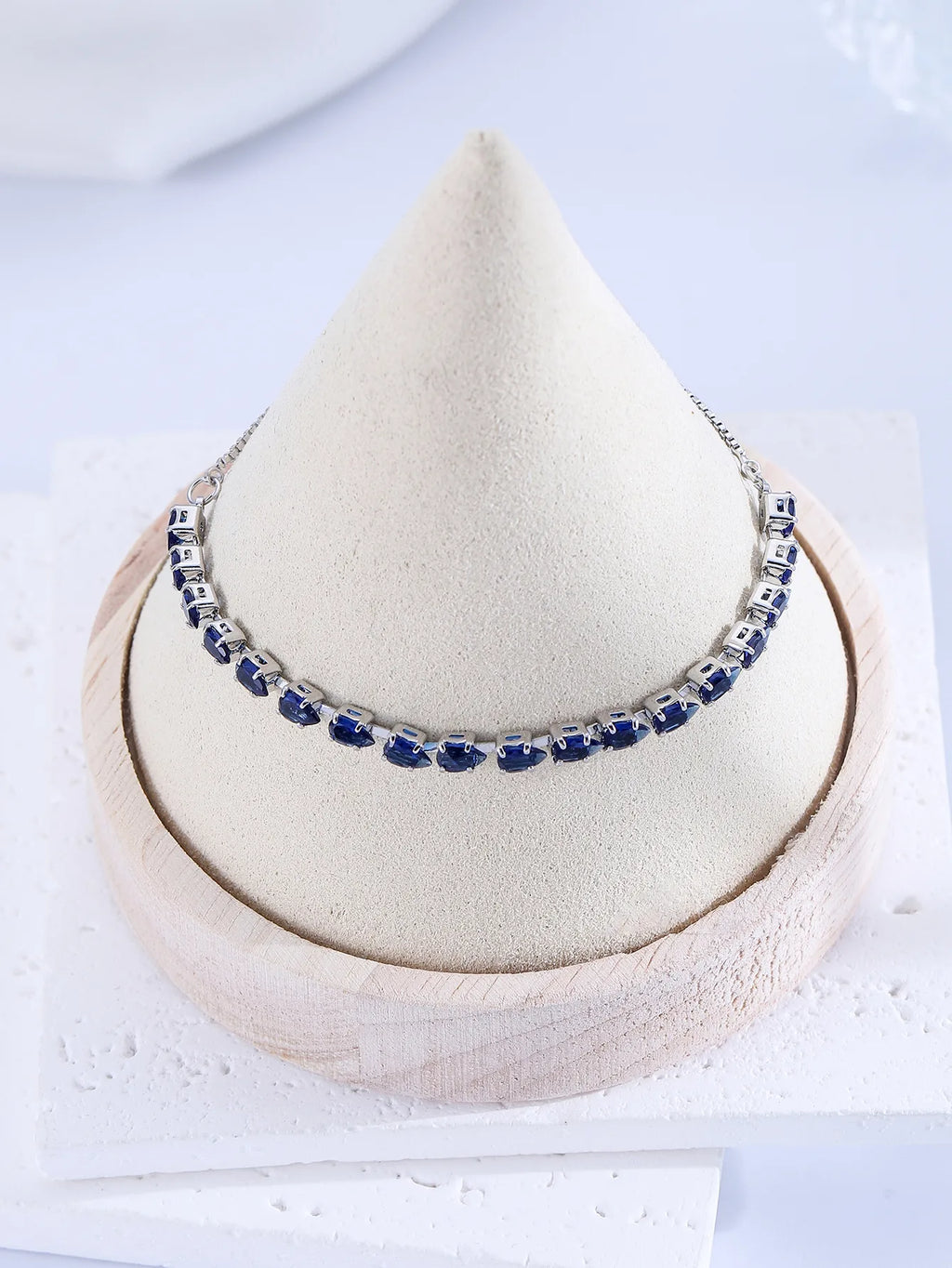 Midnight Sapphire Elegant Bracelet (Code: ZX#40)