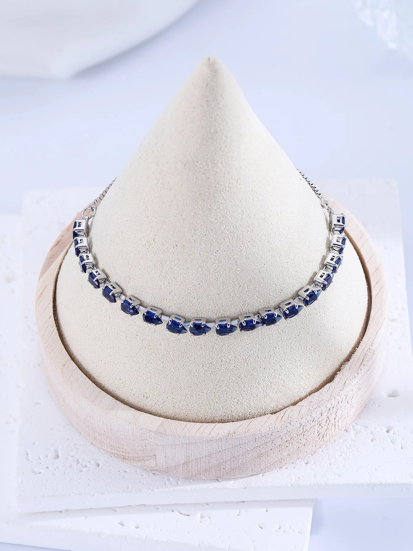 Midnight Sapphire Elegant Bracelet (Code: ZX#40)