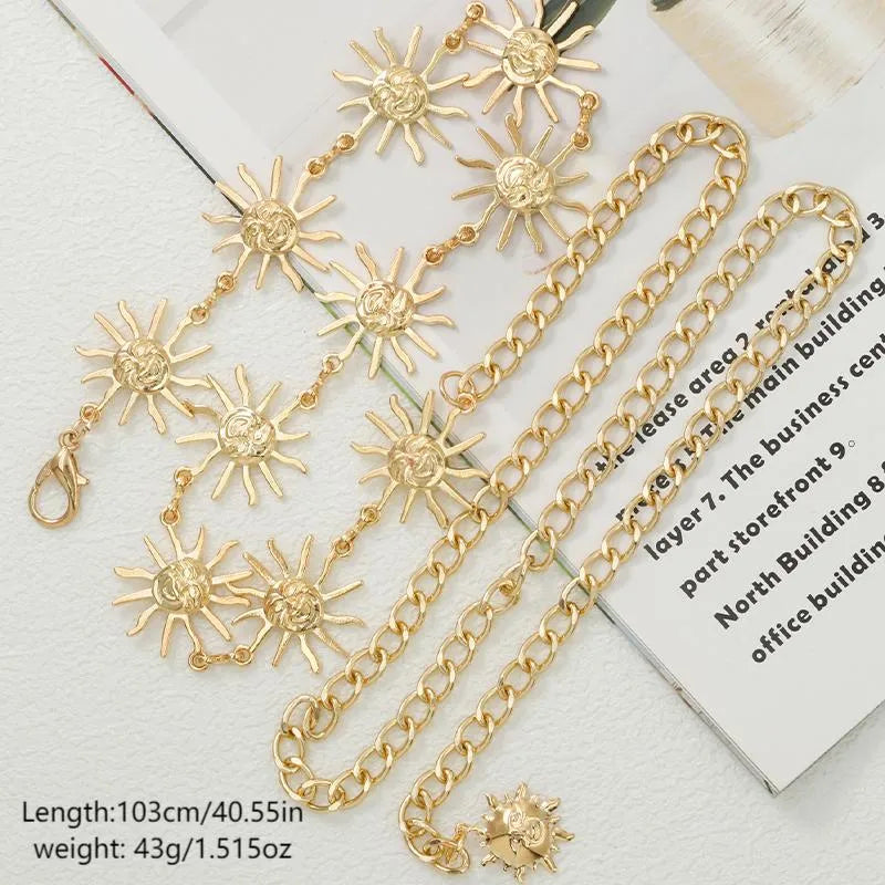 Sunburst Chain Belt (Code: ZX#141)