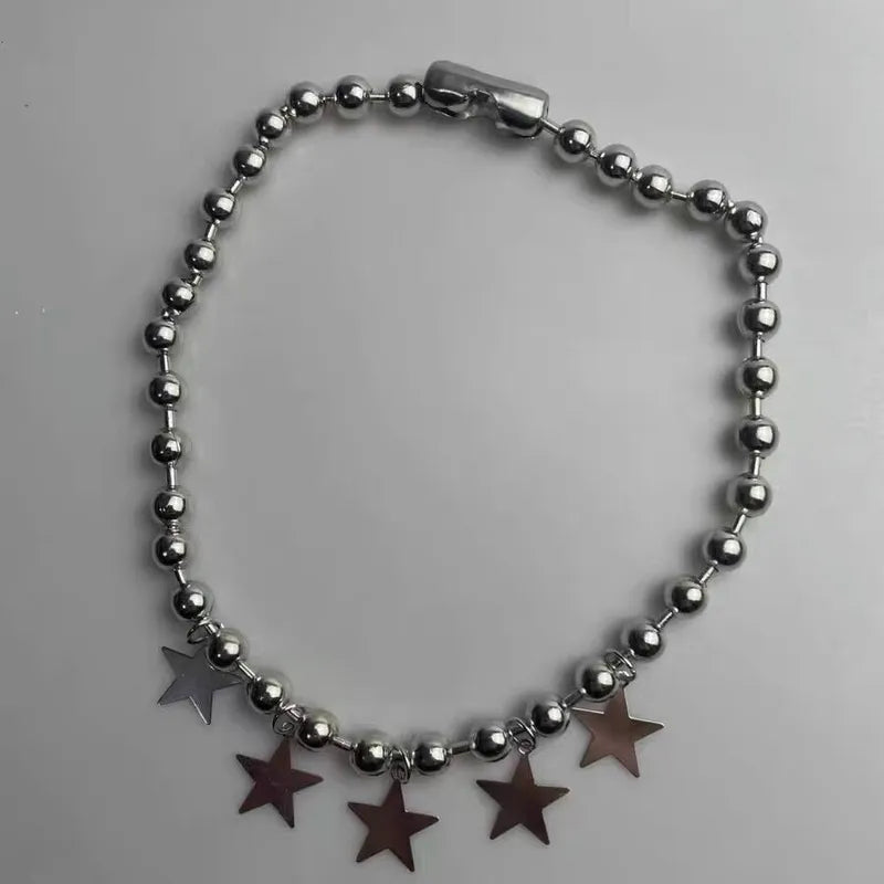 Starlust Choker – Silver Orbit Edition (Code: ZX#217)