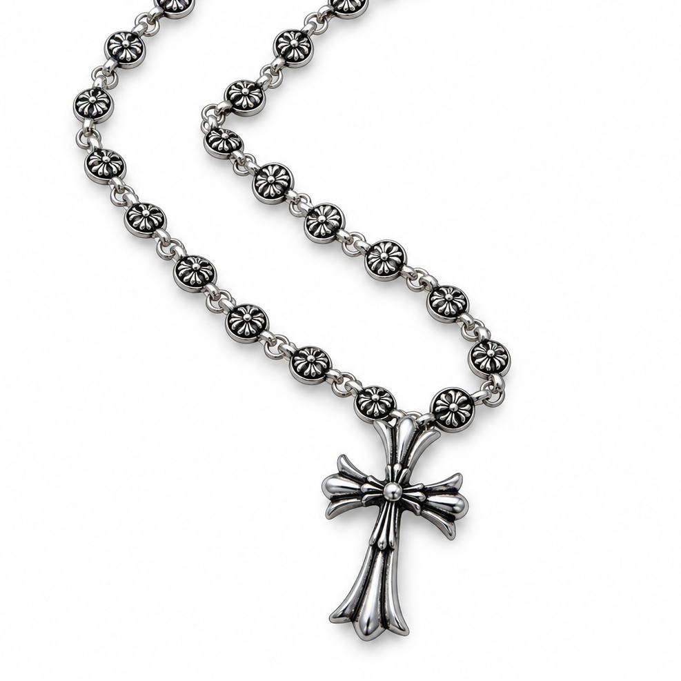 (Chrome Hearts) Cross Chain Necklace