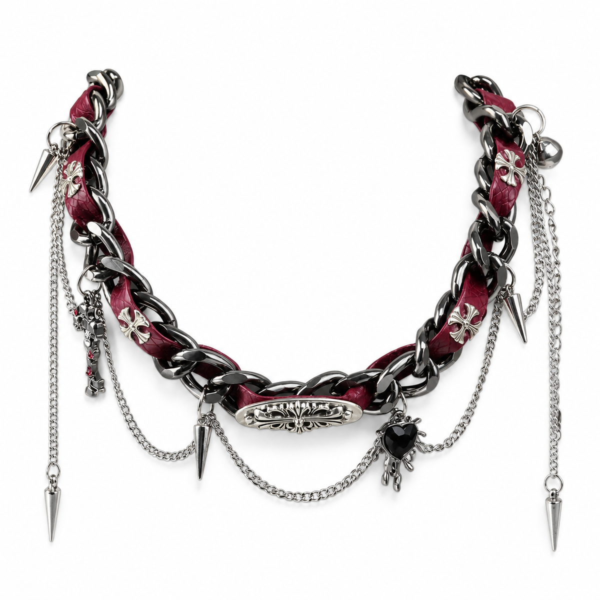 Crimson Chains Choker