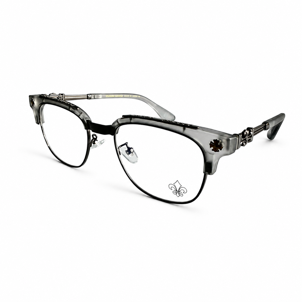 Chrome Hearts Cross Fleur-De-Lis  Glasses - Grey