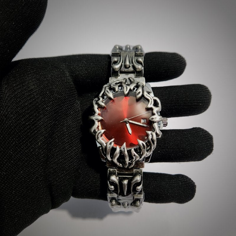 Inferno Gothic Flame Watch  – Red Edition