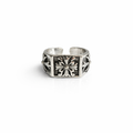 Chrome Heart Cross Panel Ring (Adjustable Ring) (Code-838)