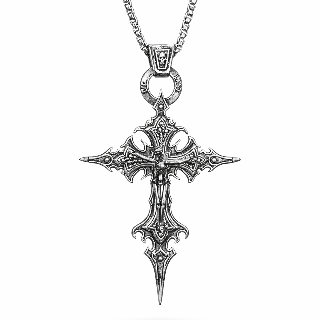 Cryptic Cross Pendant (Code: ZX#183)