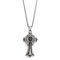 Engraved Cross Necklace Chrome Hearts (Chrome Hearts) (Code-ZX#850)