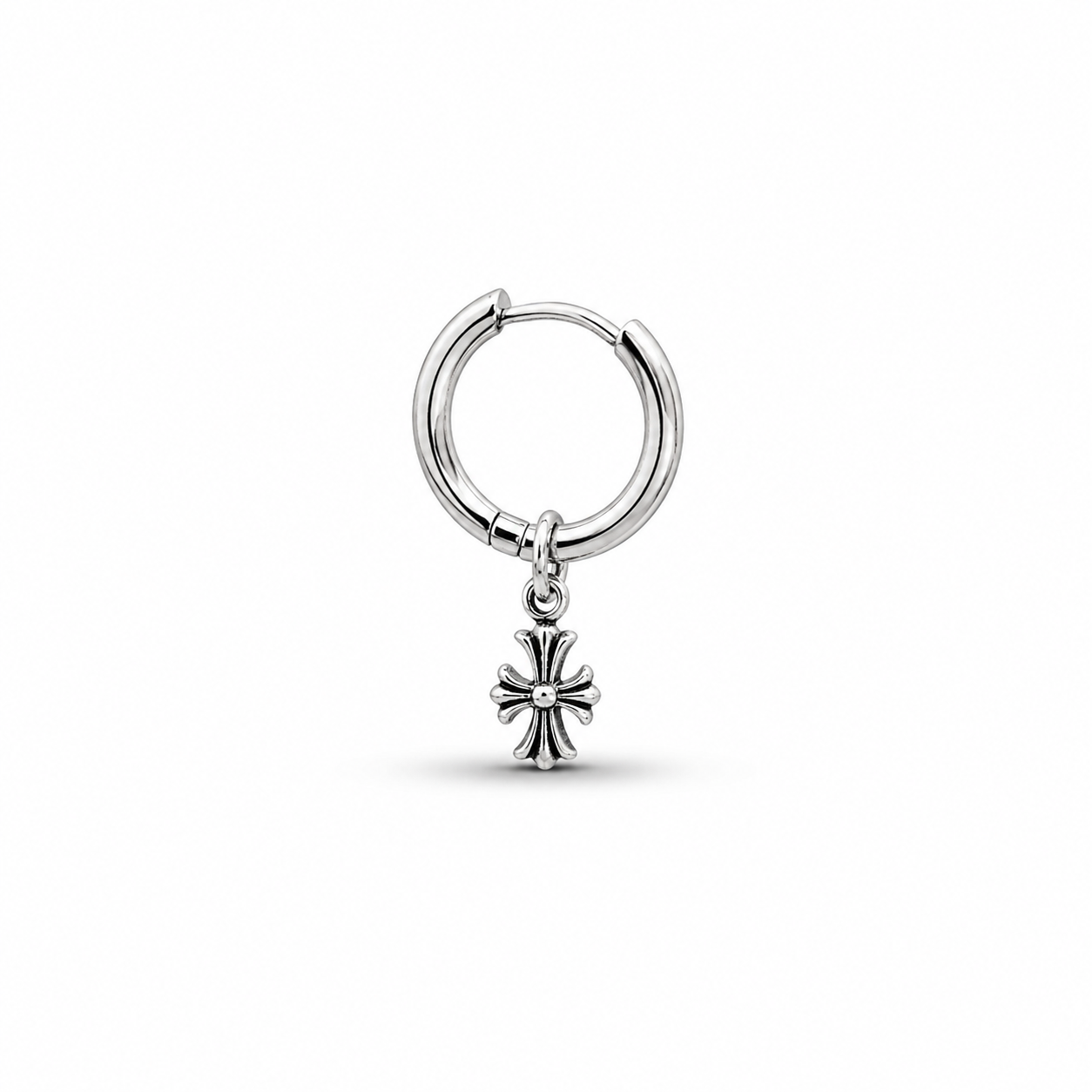 Chrome Hearts Cross Piercing Earring – Single Piece
