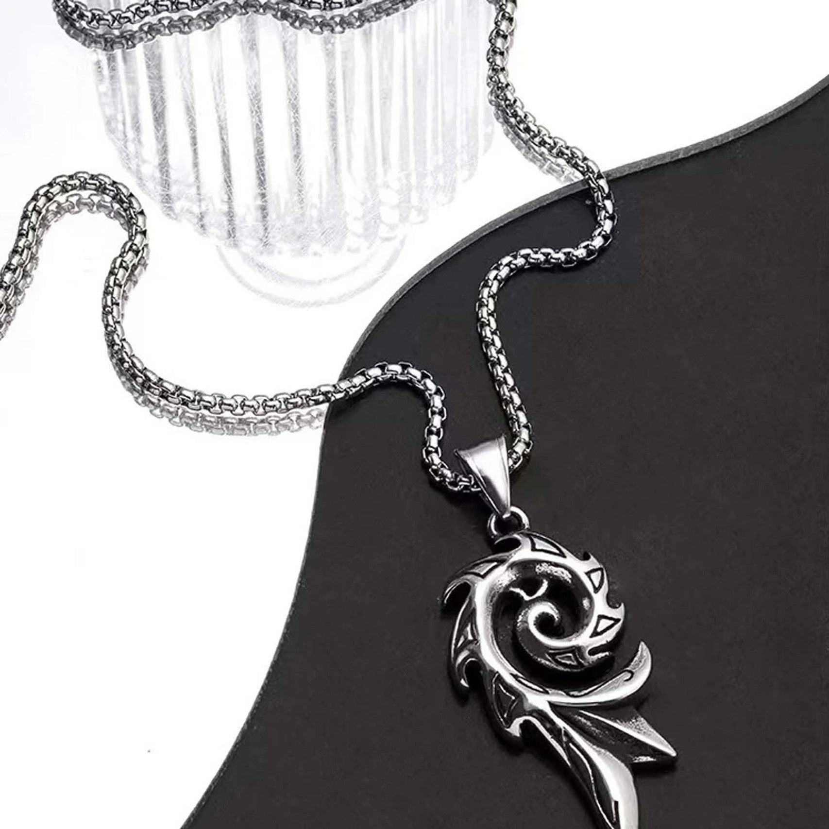 Voidfang Spiral Pendant — (Code-ZX#919)