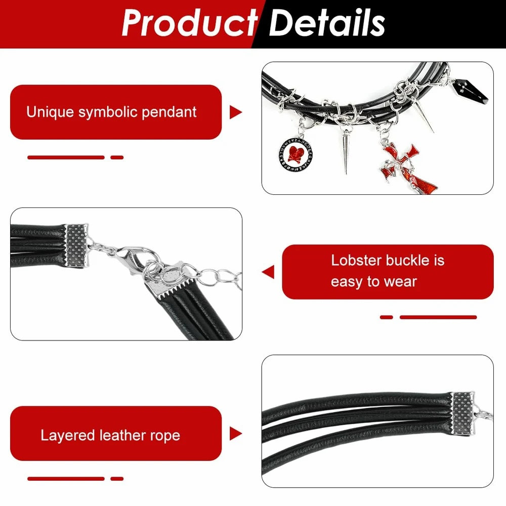 Deathwish Cross Choker(Code: ZX#201)