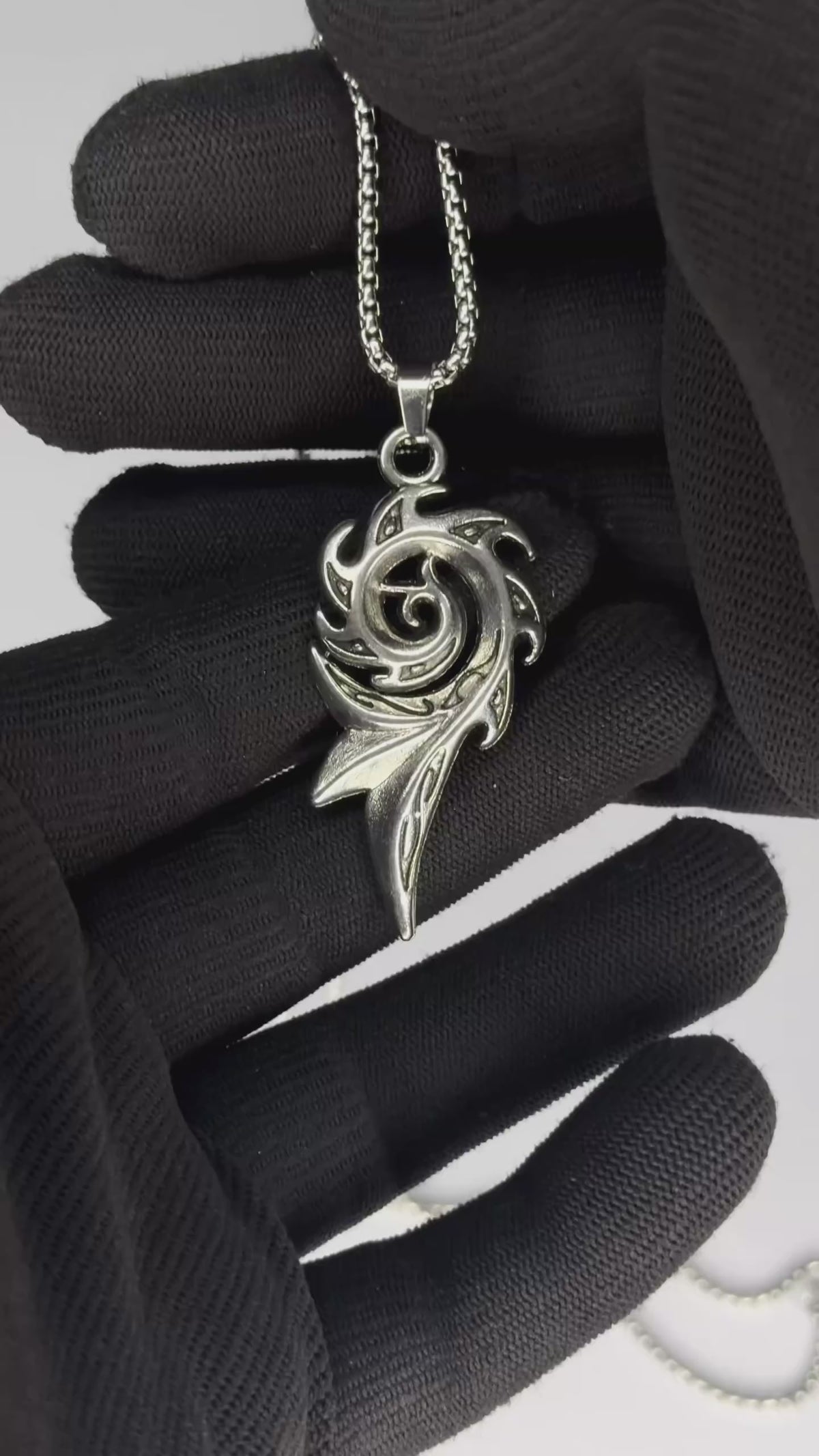 Voidfang Spiral Pendant — (Code-ZX#919)