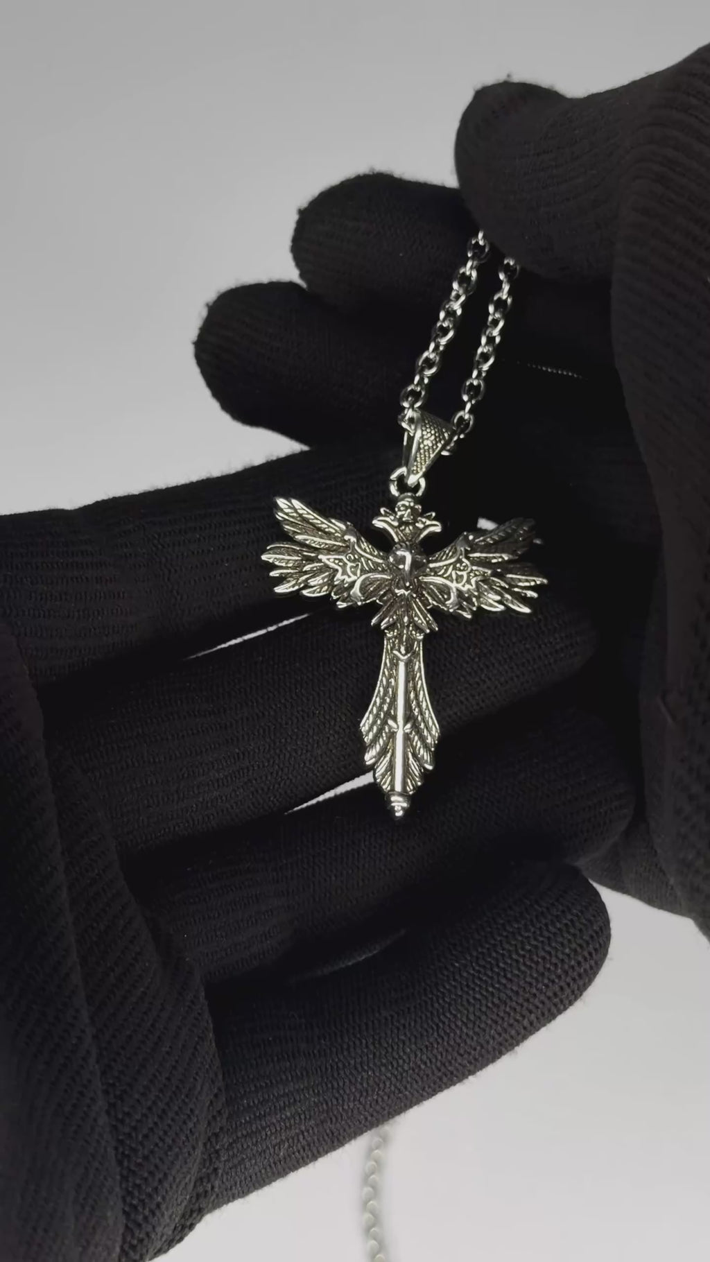 Celestial Winged Guardian Pendant