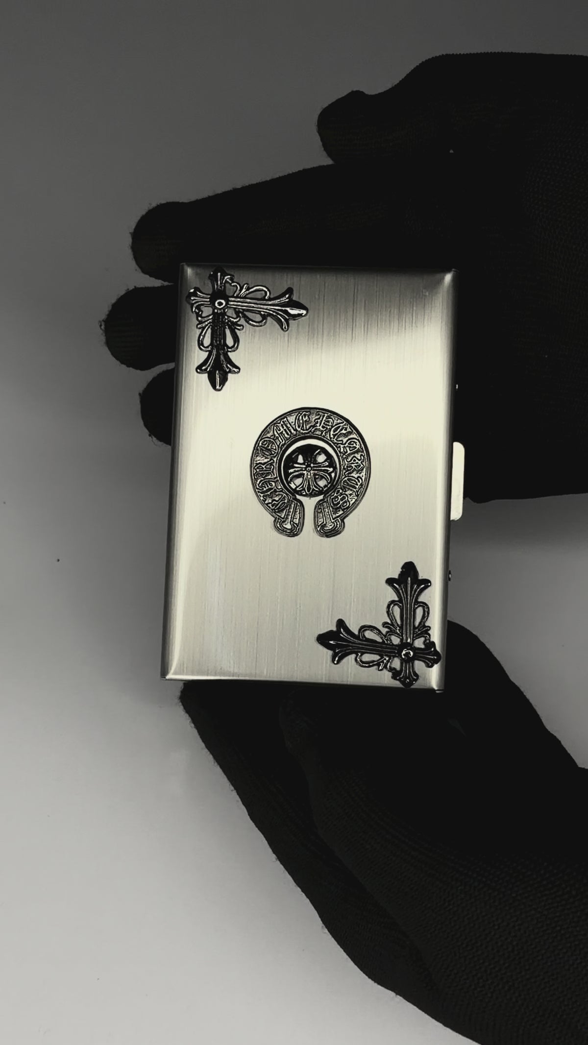 Chrome Heart (Card Holder Wallet Silver)