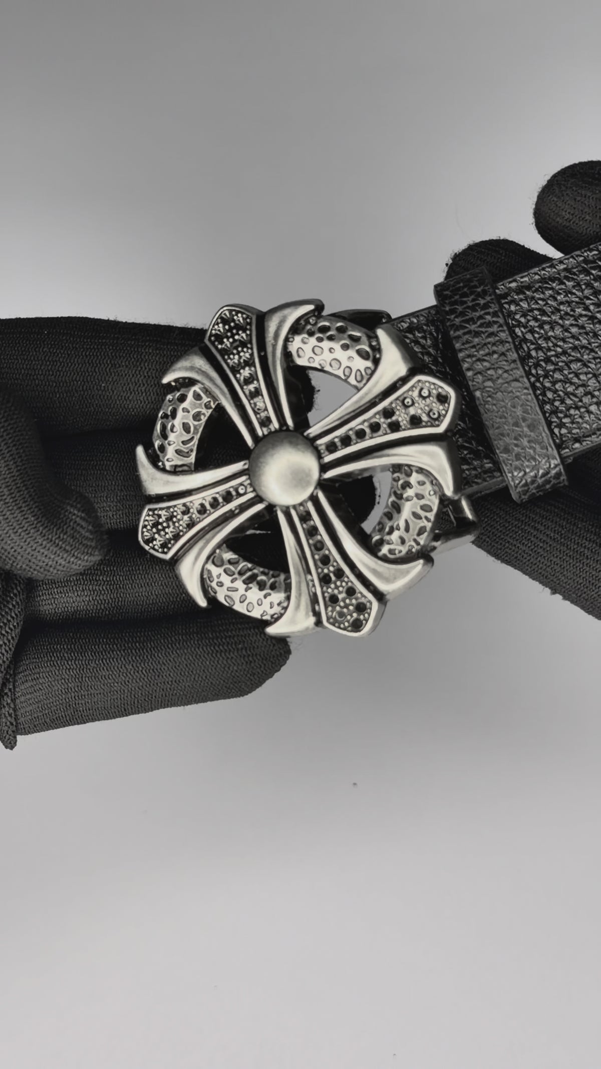 Obsidian Crown Cross Belt